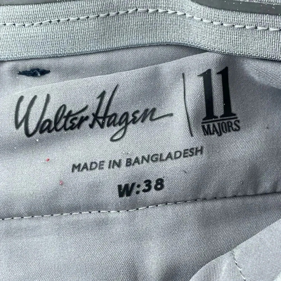 Walter Hagen Mens Navy Blue Golf Shorts Size 38 Polyester  0061 - Picture 5 of 10